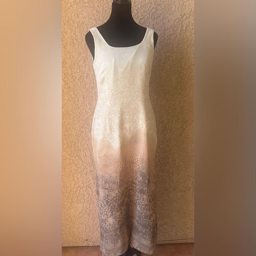 Virani white Label dress      100 %Viscose         made in Canada